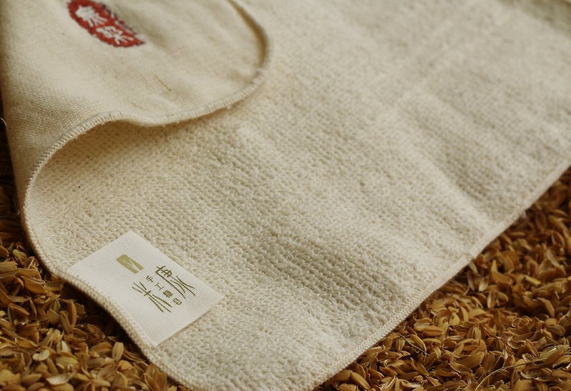 Pure cotton non-dyeing mini gauze towel 3 into the group|baby available|skin-friendly|cotton - Bibs - Cotton & Hemp Khaki