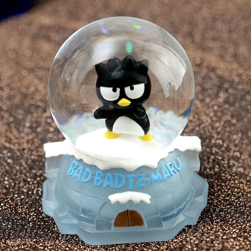 クールなペンギンxoアイスハウスクリスタルボールの装飾誕生日クリスマス交換卒業ヒーリングギフト - 置物 - ガラス 