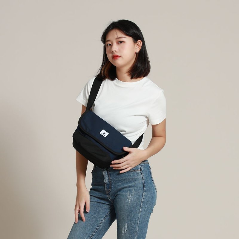 【School Season】YUN JOIN - TWILL Series Messenger Bag - Messenger Bags & Sling Bags - Nylon 