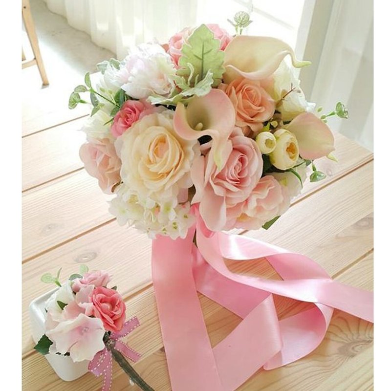 Wreaths Manor*Handmade jewelry bouquet*custom made * ~ European suitors bouquet bouquet ~~ NO.161 - Plants - Polyester 