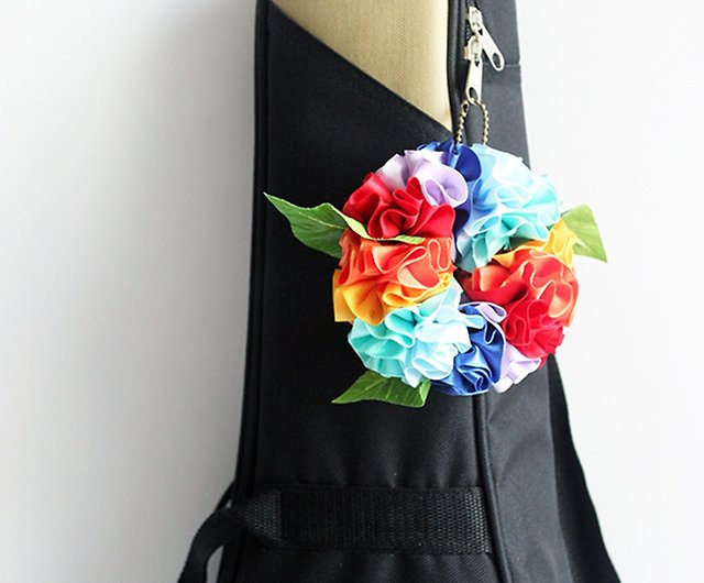 Ukulele ribbon leis DIY Kit with Tutorial, Craft Gift, Hawaiian Gift