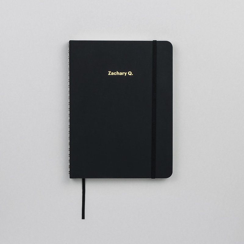 Plain Black A5 Notebook / Sketchbook - สมุดบันทึก/สมุดปฏิทิน - กระดาษ สีดำ