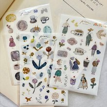 〜専用〜台湾マステ♡PET素材 ボタニカル系50シート切り売り・B 専用〜台湾マステ♡PET素材 ボタニカル系50シート切り売り・B