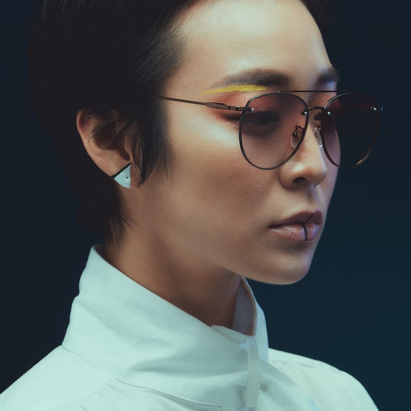 Raven│茶透鏡片│墨鏡│太陽眼鏡 - 太陽眼鏡/墨鏡 - 其他材質 