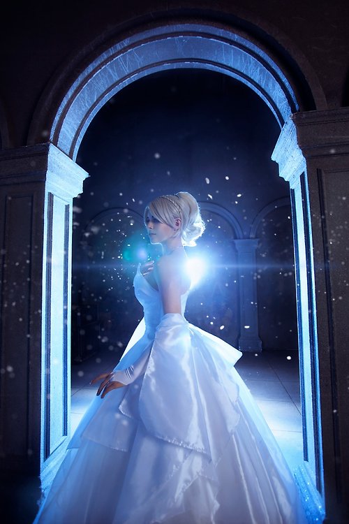 Yuna Cosplay Store Lunafreya Nox Fleuret Final Fantasy XV Wedding dress cosplay made to order