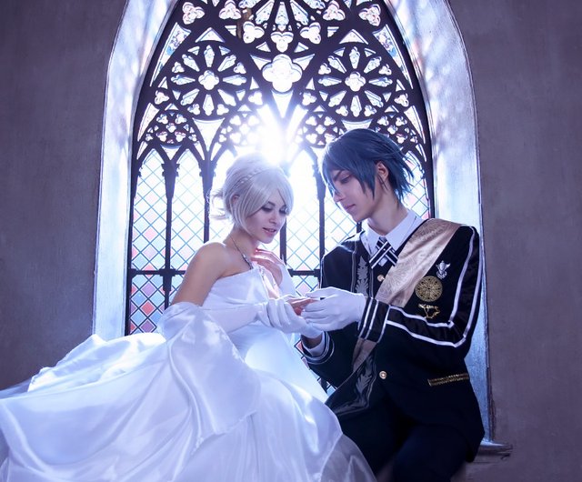 Lunafreya Nox Fleuret Final Fantasy XV Wedding dress cosplay made