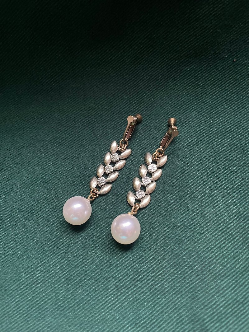 elegant dance earrings - Earrings & Clip-ons - Copper & Brass Gold