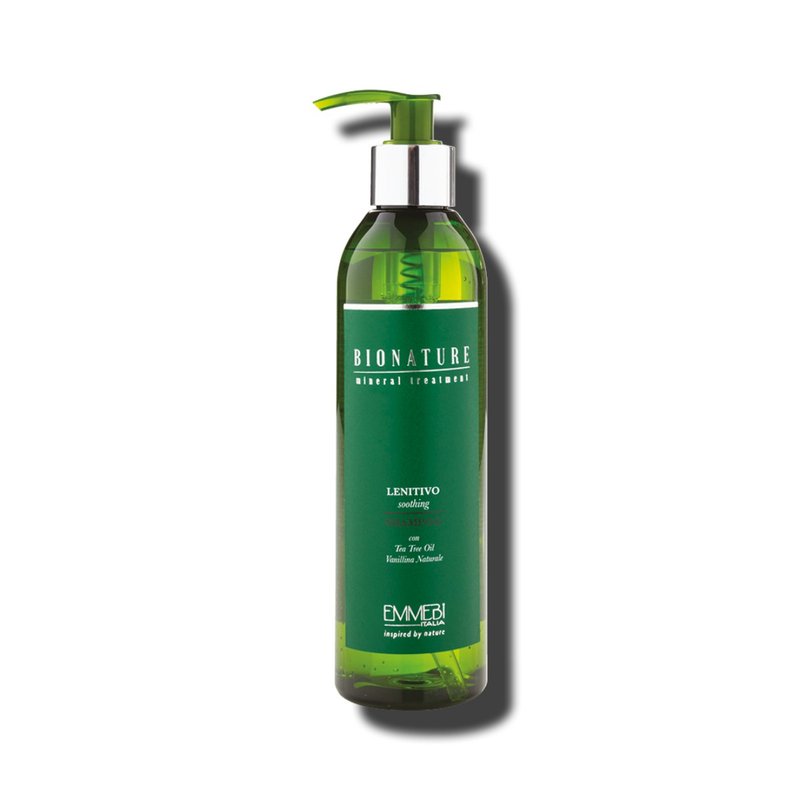 BioNature Soothing Shampoo 250ml - Organic Ssensitive Scalp Shampoo (Italy) - แชมพู - น้ำมันหอม สีกากี