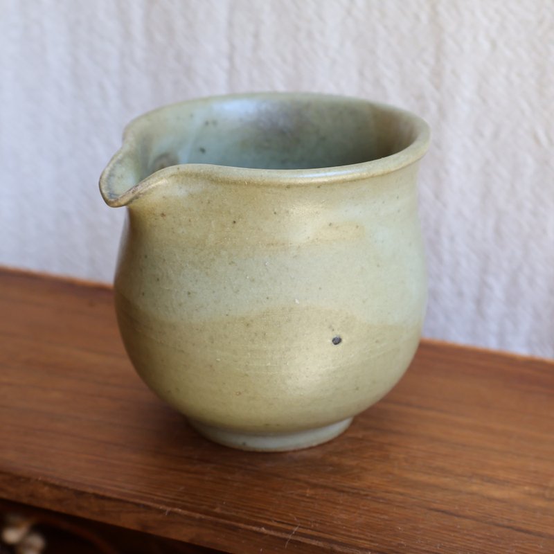 碧玉 柴燒陶茶海 - 茶壺/茶杯/茶具 - 陶 綠色