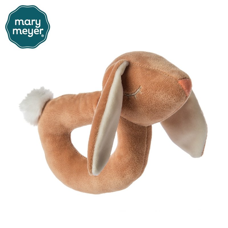 快速到貨【MaryMeyer】柔軟手搖鈴-咪兔 - 寶寶/兒童玩具/玩偶 - 棉．麻 卡其色