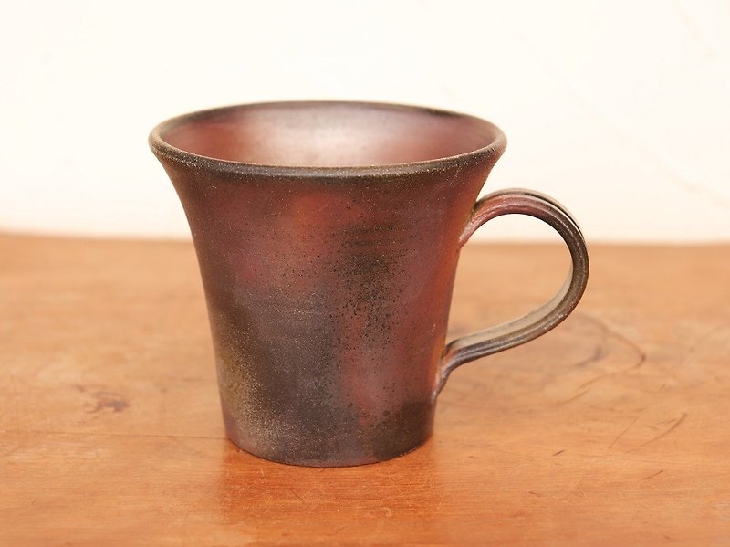 Bizen coffee cup (large) c5-063 - Mugs - Pottery Brown