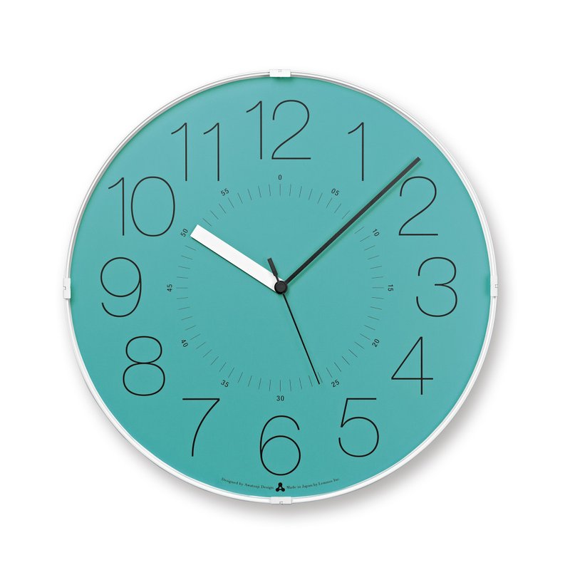 Lemnos CARA Clock - Blue - นาฬิกา - พลาสติก สีน้ำเงิน