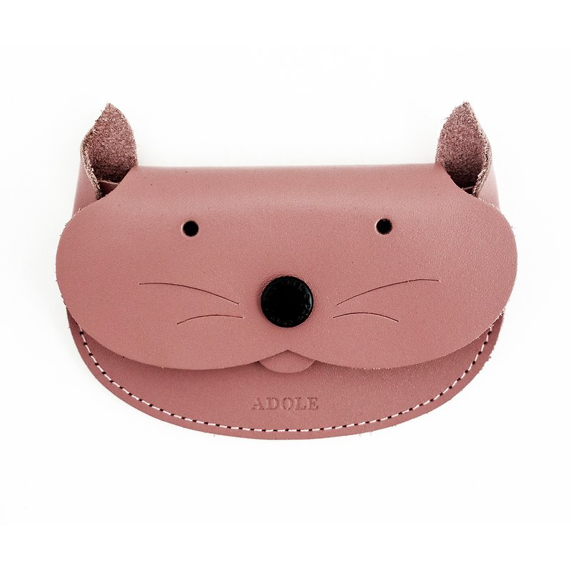 Cat leather coin purse - Coin Purses - Genuine Leather 