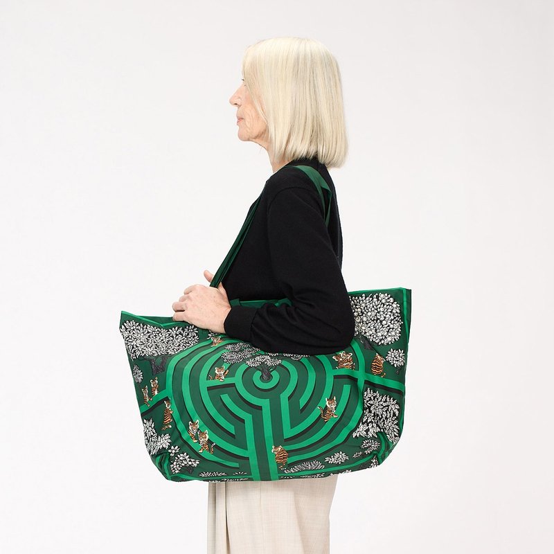 LABYRINTHE/GREEN - Messenger Bags & Sling Bags - Other Materials Green