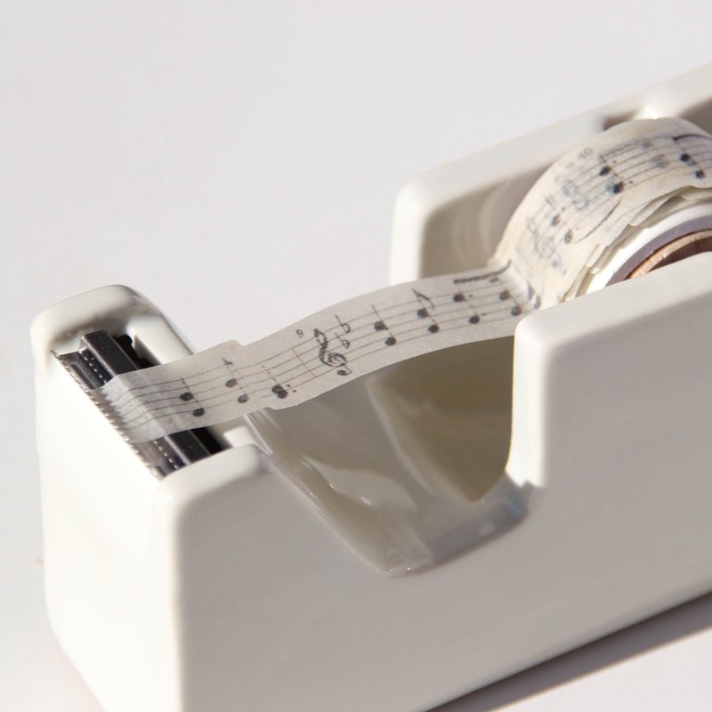 Hymn Die-cut Masking Tape | Silent Night Holy Night - 紙膠帶/和紙/PET - 紙 卡其色