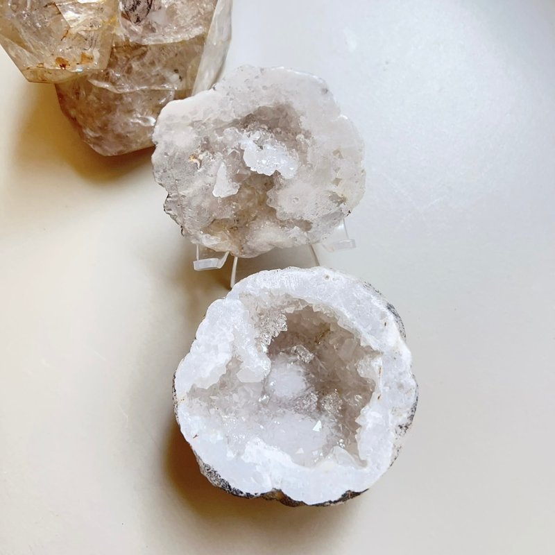 S-7 摩洛哥白水晶聚寶盆 - 擺飾/家飾品 - 水晶 
