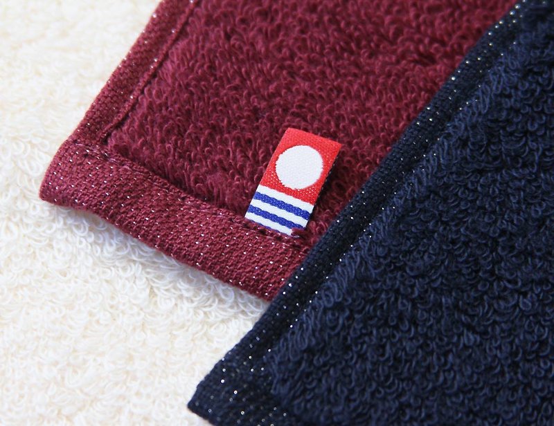 Japan's top Imabari Silver ion deodorant hand towel - Towels - Cotton & Hemp Blue