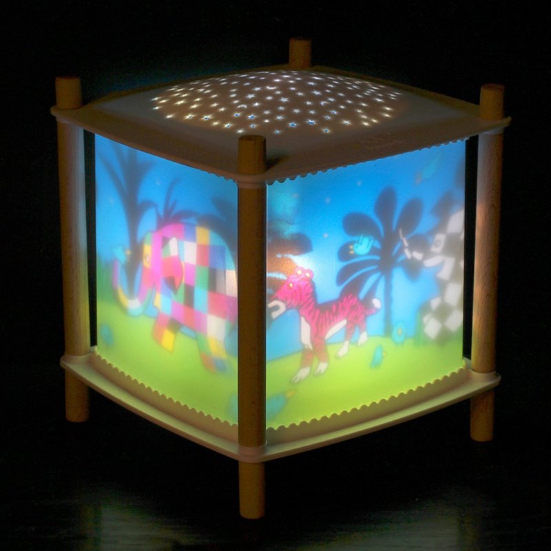 Trousselier - Elmer 大象星星投影走馬燈 (藍牙與喚醒功能) - 兒童家具 - 其他材質 多色