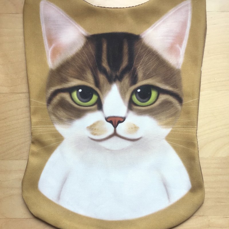 Brown White Shorthair Cat Pillow Bag - หมอน - ผ้าฝ้าย/ผ้าลินิน 