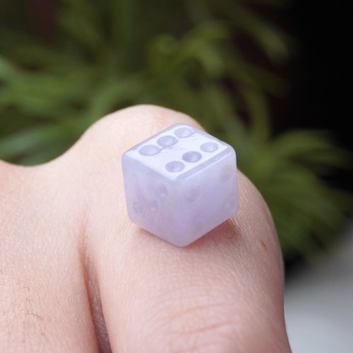 瓔珞珠寶盒 E.L.Jewelry Box 紫羅蘭翡翠骰子 | 天然緬甸A貨翡翠 | 送禮