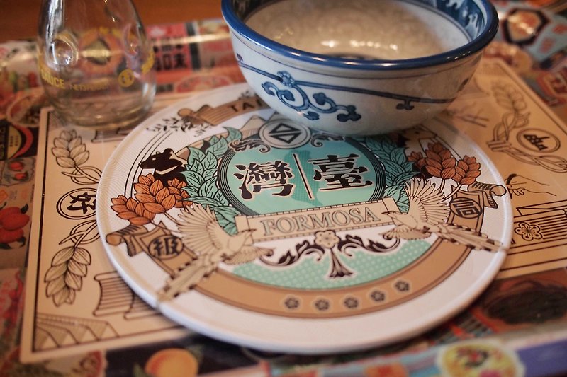 Cherish Taiwan [Tinplate Pot Mat] - ผ้ารองโต๊ะ/ของตกแต่ง - โลหะ สีเงิน