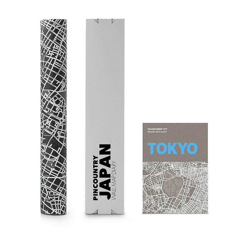 🌎日本地図ナショナル地図の戦いグループ│<日本 - ブラック> +透明記述市内マップを記述<東京> - 地図 - ウール 