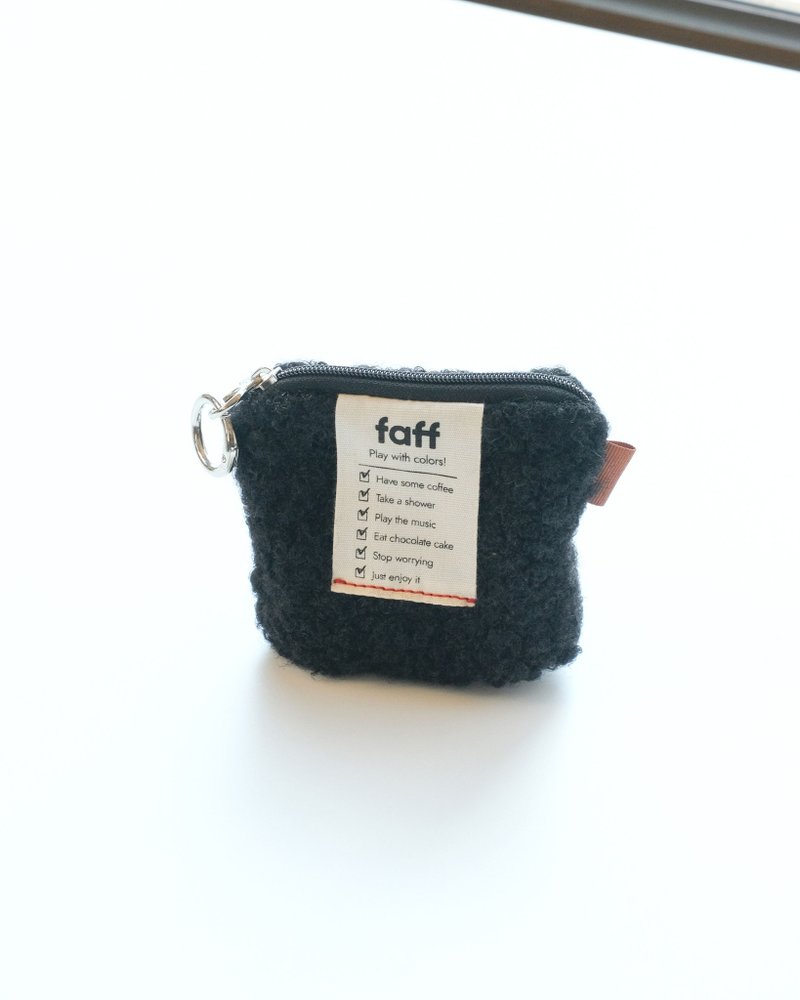 faff Pouch mini Black Pepper - ポーチ - ポリエステル ブラック