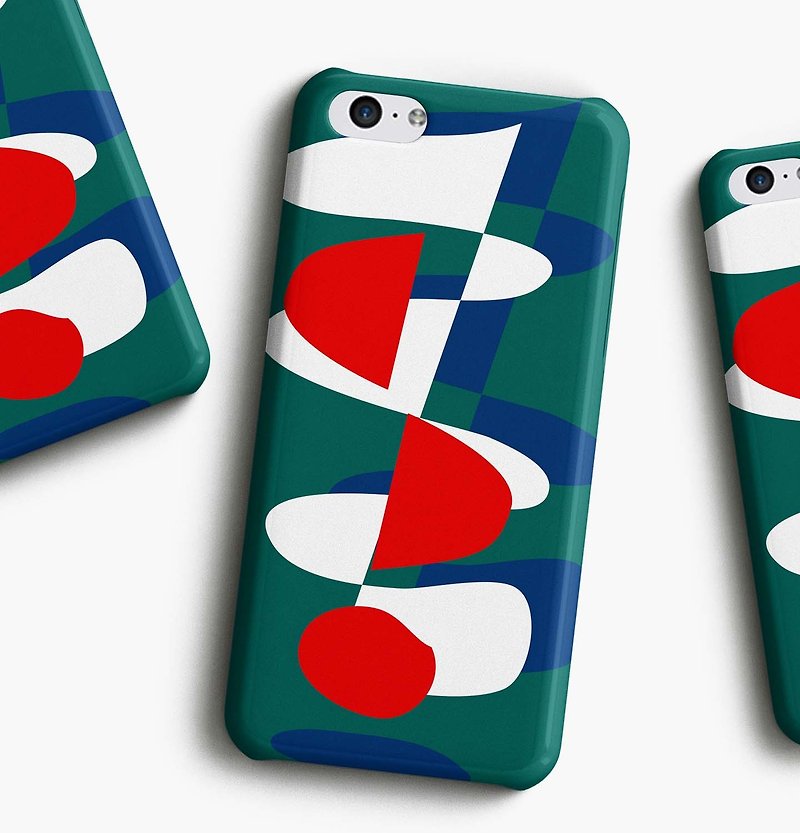 Triplet - red Phone case - Phone Cases - Plastic Green