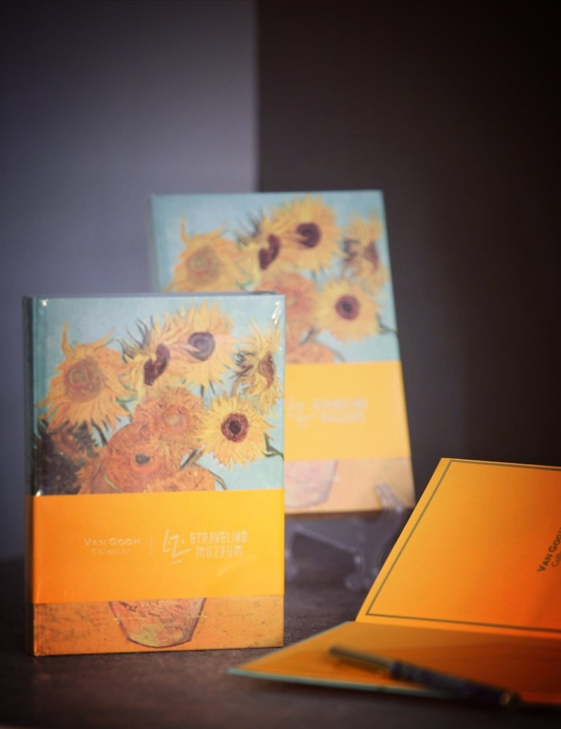 Van Gogh- Sunflower Notebook - สมุดบันทึก/สมุดปฏิทิน - กระดาษ หลากหลายสี