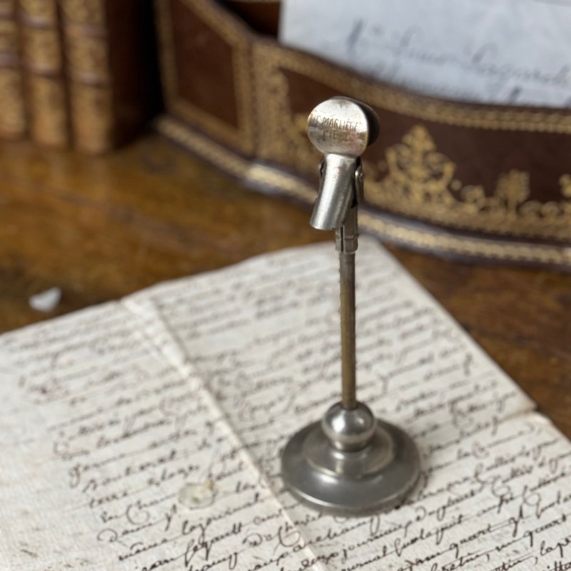 *50858-迷人古董紙/筆夾座H13cm - 其他書寫用具 - 其他金屬 