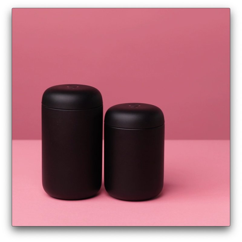 【品味生活】FELLOW Carter 卡特咖啡真空保溫瓶-磨砂黑12oz/16oz - 保溫瓶/保溫杯 - 不鏽鋼 黑色
