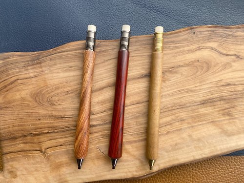 桔物手作 【客製】工程筆/2.0自動鉛筆/手工木筆/名字刻字