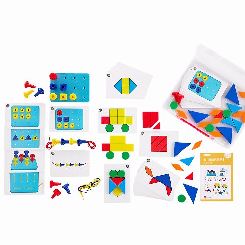 Edx 艾迪客 - 台灣製兒童玩具 數感帶著走-形 邏輯與關係 1 (3-4歲) (38111C) 連假必備玩具