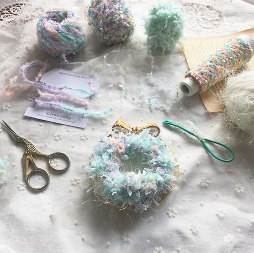 DIY Handmade] Crochet Hair Tie-Thread Change and Addition and Subtraction  Needle-Material Kit- - Shop lazi Knitting, Embroidery, Felted Wool & Sewing  - Pinkoi