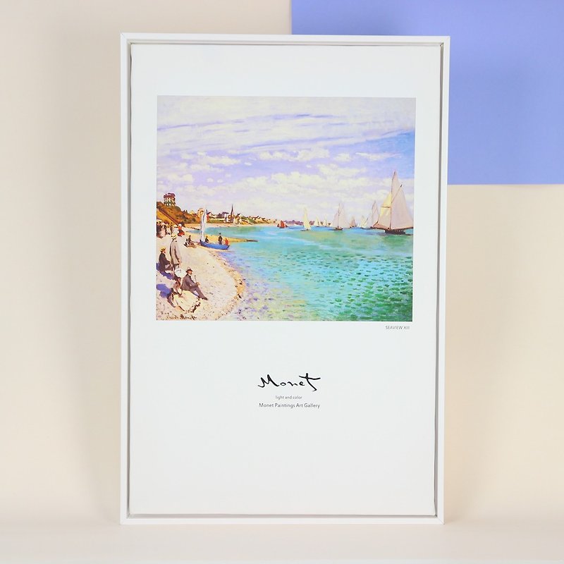 HomePlus Canvas Decorative Painting K White frame 40x60cm Homedecor - Picture Frames - Wood White
