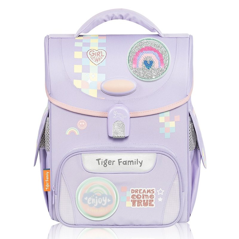 TigerFamily Little Scholar Protecting the Ocean Series Ultra-Lightweight Backpack Pro 2 - Soft Pink and Purple - กระเป๋าเป้สะพายหลัง - วัสดุกันนำ้ สีม่วง