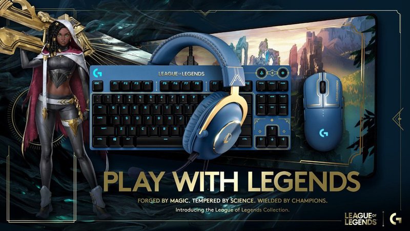 Logitech G x LOL League of Legends Collection Series - อุปกรณ์เสริมคอมพิวเตอร์ - วัสดุอื่นๆ สีน้ำเงิน