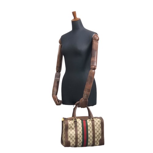 日本直送 名牌中古包 】GUCCI グッチ シェリーライン GG柄