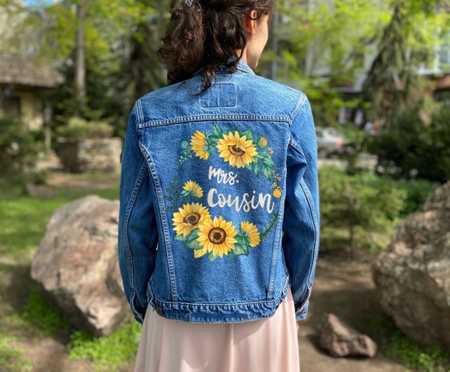 Embroidered Denim Denim outlet Jacket 