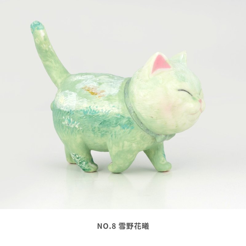 名畫水彩手繪貓咪公仔【名畫系列】 - 擺飾/家飾品 - 塑膠 多色
