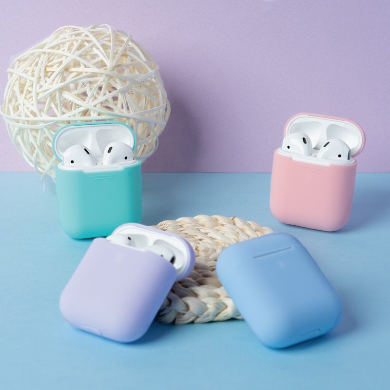 AirPods 1&2代【輕薄系列】分離式矽膠保護套 - AirPods/耳機保護套 - 矽膠 多色