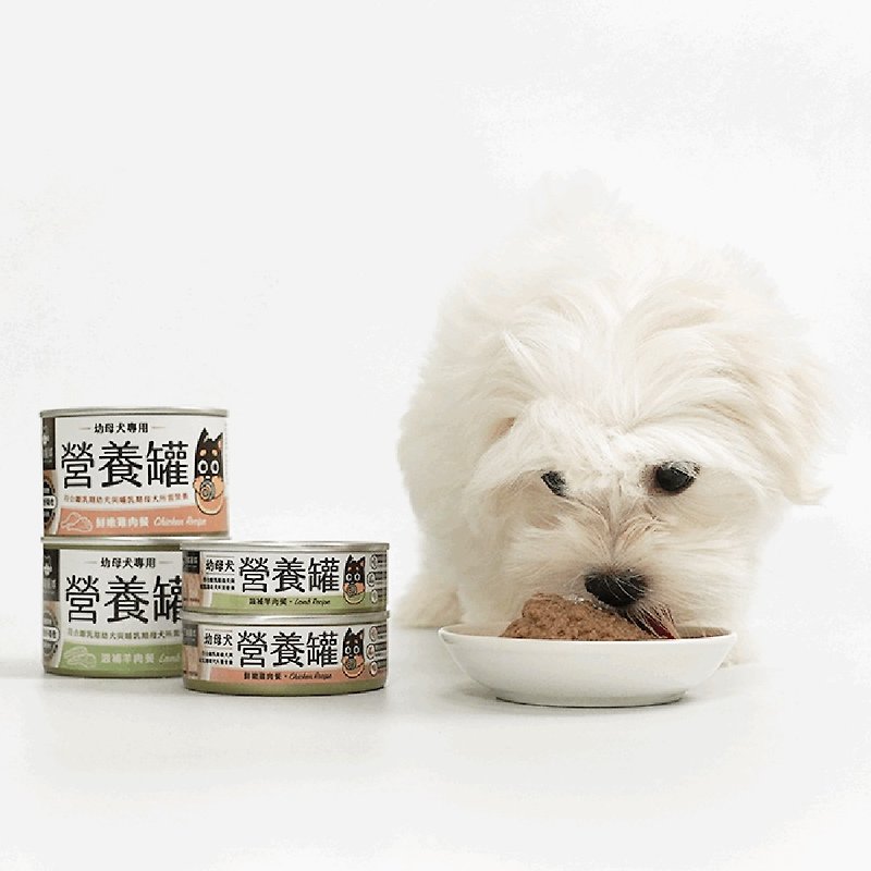 【狗主食】幼犬 95%營養無膠主食罐 | 幼母犬營養加強 | 汪喵星球 - 貓/狗罐頭/鮮食 - 新鮮食材 粉紅色