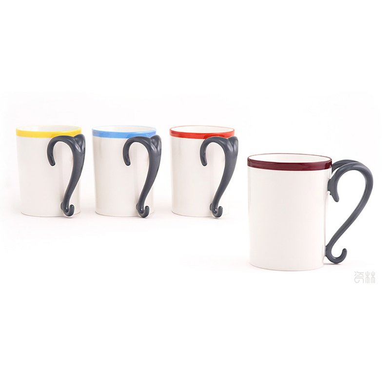 Tainan Historic Site - Ruyi Lock Mug | Taiwan Cultural and Creative - Cups - Porcelain Multicolor