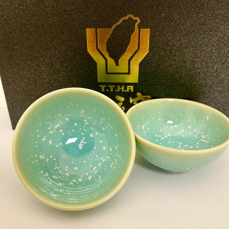 【大立窯】探索系列 碧波對杯  (7.5 x 4公分款-2入/盒) - 茶壺/茶杯/茶具 - 瓷 