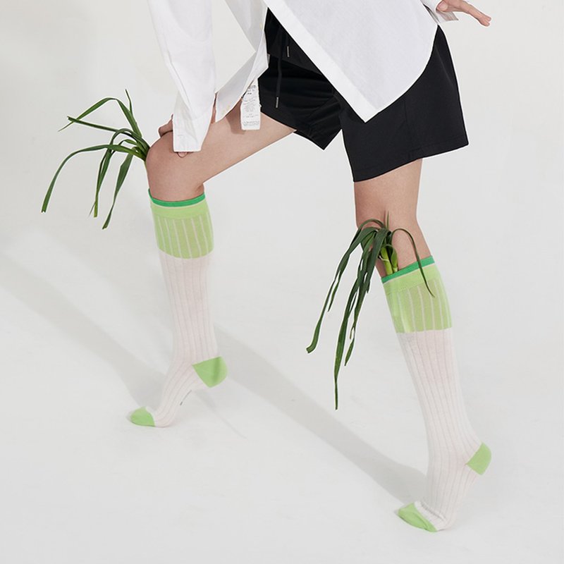 Tinylure - Te vegetable market series socks [striped onion socks] - ถุงเท้า - ผ้าฝ้าย/ผ้าลินิน 