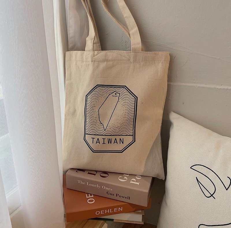 T-selection canvas bag shoulder bag [Taiwan] - Messenger Bags & Sling Bags - Cotton & Hemp 