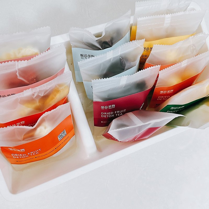 [Choose 10 pieces | 30 pieces | Unprinted carton packaging] Dried fruit water, caffeine-free fruit tea, candy-free dried fruit water - Tea - Fresh Ingredients 