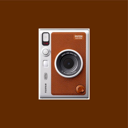 FUJIFILM 富士軟片 預購FUJIFILM instax mini EVO 相機 馬上看印相機 - 棕色