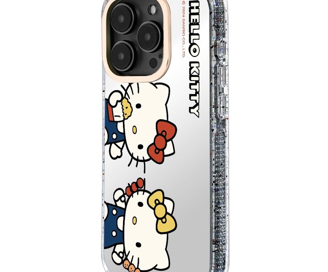 ハローキティは、iPhone 16 15 14 13 Pro Max 用の磁気透明