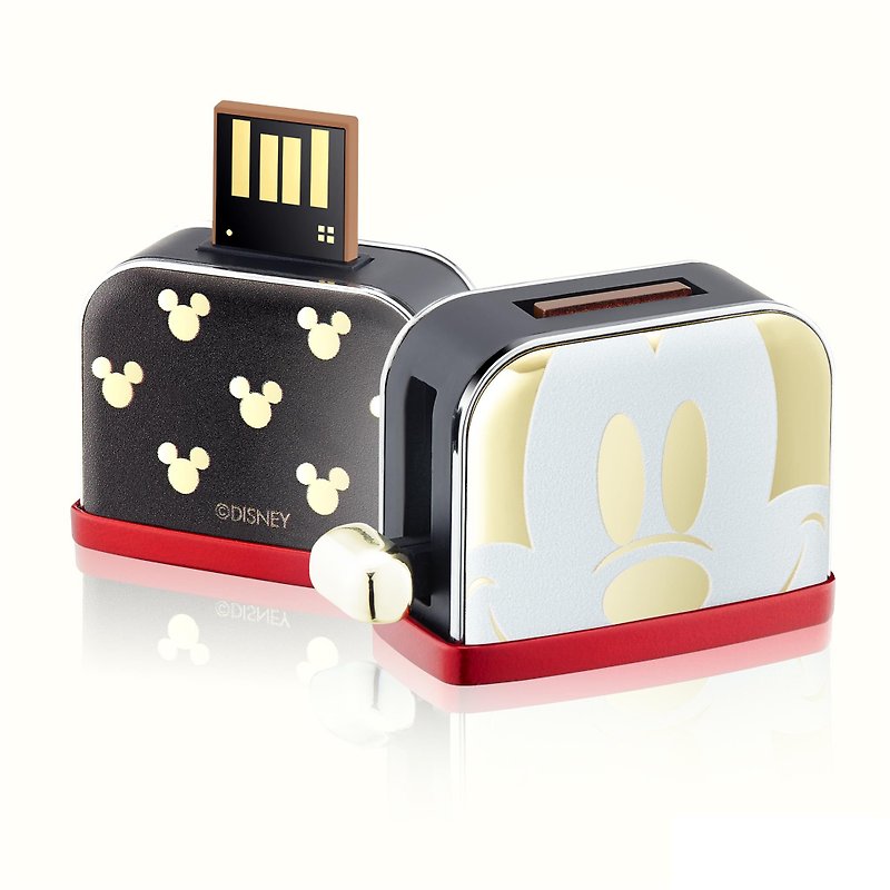 InfoThink 米奇系列烤吐司機造型隨身碟16GB(金色限定版) - USB 隨身碟 - 其他材質 金色